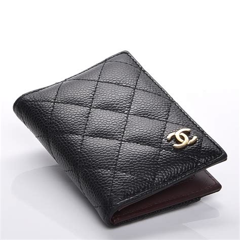 chanel caviar quilted card holder|Long Wallets .